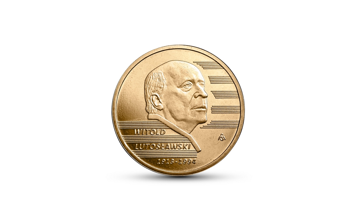 Witold Lutosławski, rewers monety nominał 2 zł, 2013